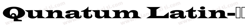 Qunatum Latin字体转换